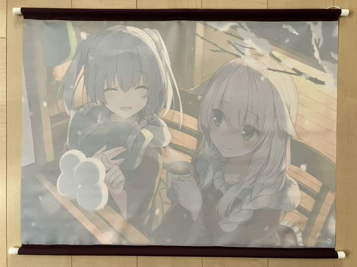 Amazon.co.jp: 雪の夜 三嶋くろね B2タペストリー 神絵祭-彩- : おもちゃ