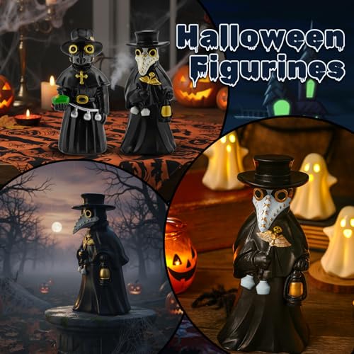 Figuritas de resina pintadas a mano para decoración de Halloween miniatura 6