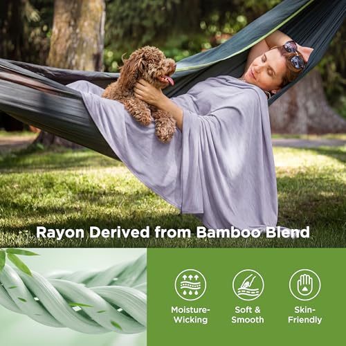Image of Bedsure Purple Cooling Blanket for Hot Sleepers - Summer Cold Throw Blanket for Bed, Arc-Chill Lightweight Summer Bedding, Cool Thin Ice Cold Cooled Throws with Rayon Derived from Bamboo, 50x70