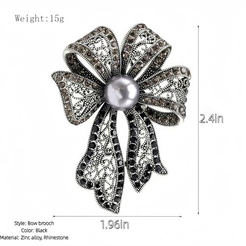 Image of Brooch Pins For Women Fashion Elegant Brooches Lapel Badges Coat Sweater Scarves Shawl Dress Accessory Wedding Party Prom Jewelry