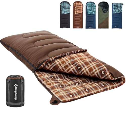 KingCamp Cold Weather Flannel Sleeping Bag