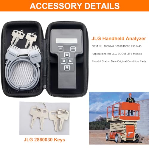 Image of 1001249695 JLG Analyzer Tool,Skyjack JLG Handheld Analyzer and Cable Kit,Compatible with JLG Diagnostic Tool Used for JLG Boom Lift H800AJ 340AJ 450A Scissor Lift 6RS 10RS 1600244 2901443
