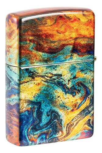 Encendedor Zippo diseño colorido 540 latón miniatura 2