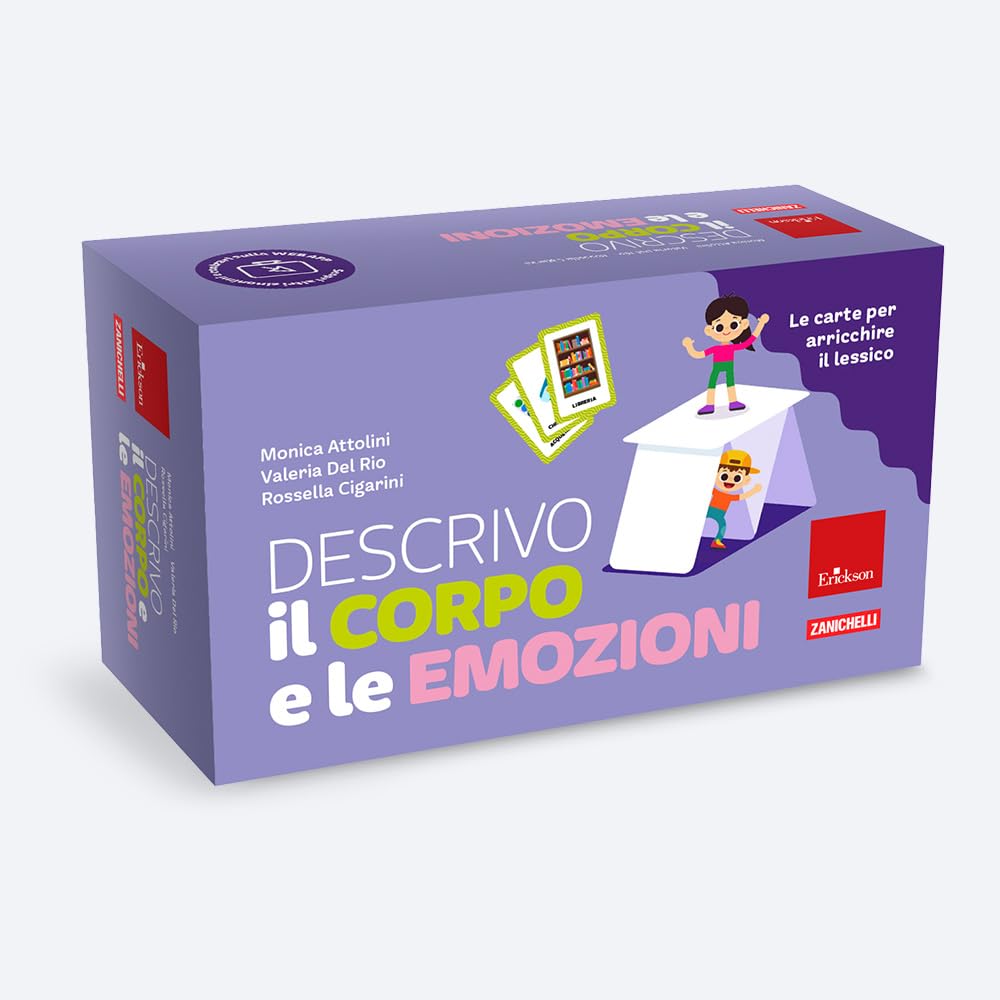 Descrivo Il Corpo E Le Emozioni. Le Carte Per Arricchire Il Lessico. Con 2 Poster - 4