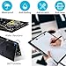 BEOTIWAD PU Leather Padfolio Clipboard Notepad with Pen Loop and Elastic Strap Interview/Resume Document Organizer for Business School Office,Elephant Sunflower