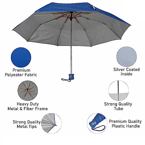 Image of Umbrella for Monsoon Multicolored Rainbow Umbrella| Multi-Color for Girls | for Men |