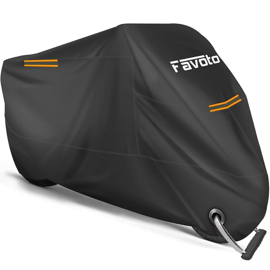 Amazon | Favoto バイクカバー 2.5m防風ベルト付き 防水 紫外線