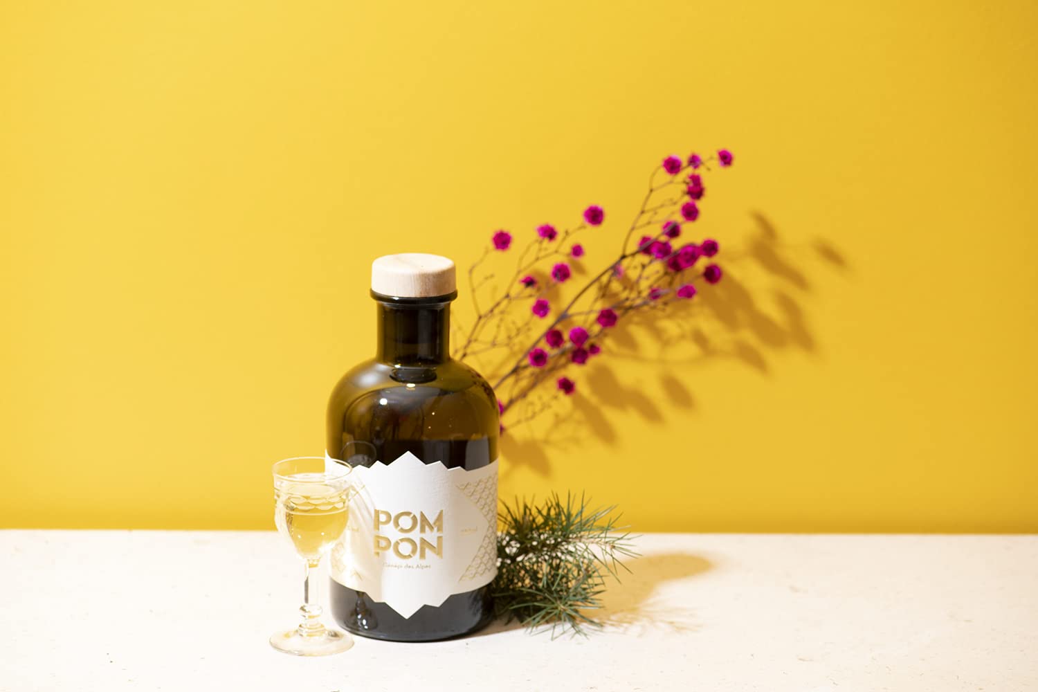 Génépi Le Pompon - liqueur artisanale française - 50cl - 35%