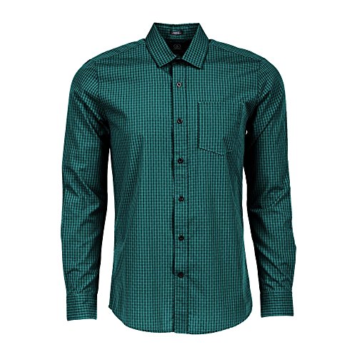 Volcom Men's Everett Mini Check Long Sleeve Shirt