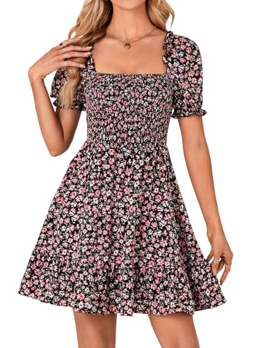 Image of Rooscier Women's Summer Boho Mini Dress