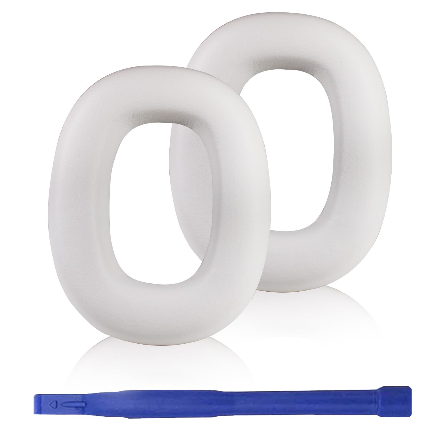 Px7 S2 Replacement Earpads,Protein Leather Ear Cushion for Bowers & Wilkins Px8/Px7 S2 Headphones,Memory Foam Headphone Earpads, Wear Comfortable Self-Clip Headphone Pads(White)