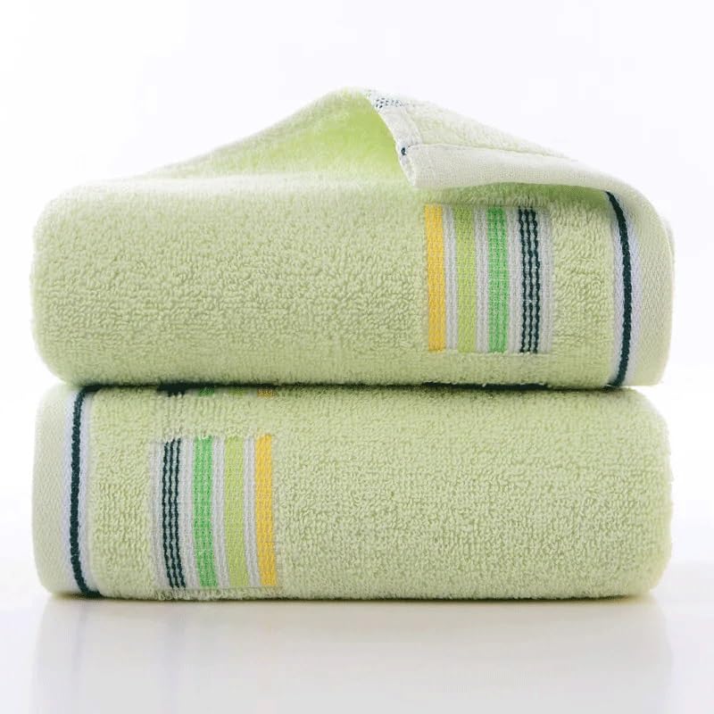 Serviette de bain en coton brodée blanche 50x100 cm - 5