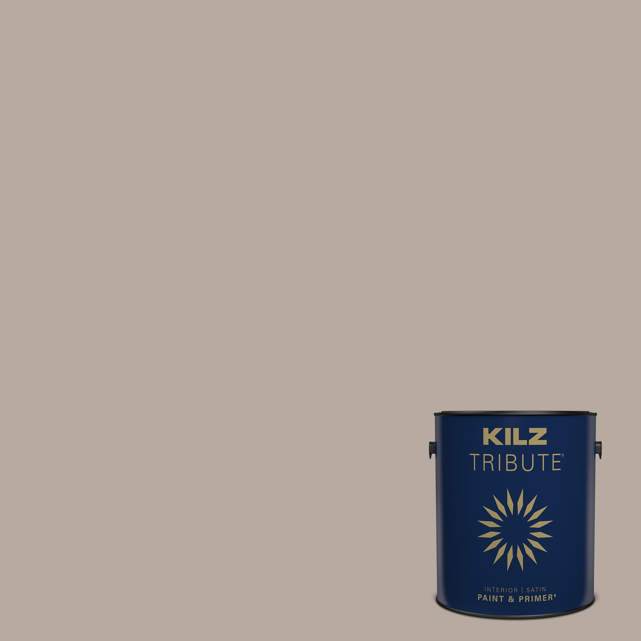 KILZ TRIBUTE Paint & Primer, Interior, Satin, Fawn Doe, 1 Gallon