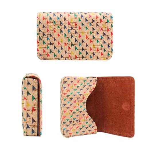 Boshiho Cork Business Card Case Eco-Friendly Vegan Name Card Holder (Cork)