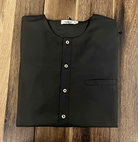 SEA&ALP African Men‘s Clothing Shirt Pant Two Piece Suit Short Sleeve Outfit Dashiki Tracksuit Attire2