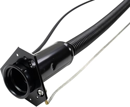 Vista 346 de TRQ Cuello de llenado de depósito de combustible negro compatible con Toyota Sienna 2004-2010