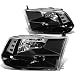 DNA Motoring HL-OH-DR09QUA-BK-CL1 Headlight Assembly (Driver and Passenger Side)