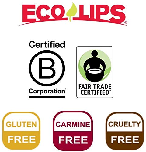 Eco Lips Organic Holiday Moisturizing Lip Balm 6 Pack - Organic Coconut Oil and Cocoa Butter - Soothe, Moisturize Dry, Cracked and Chapped Lips - Made In USA (6 tubes) (Raspberry Truffle)