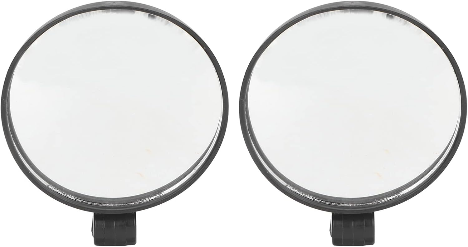 gernie Twin Pack Bike Rear View Mirror Perfect for Scooters Wheelchairs Reflective Round Design Ensure Wide Angle View Ideal Backup Magnifiers Mirror, gerniee52hbygmgr - Image 3