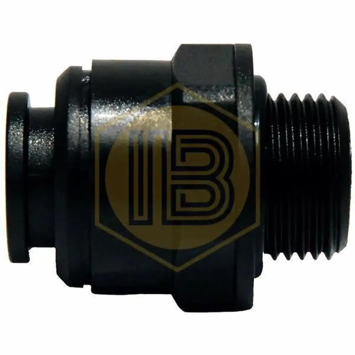 Metric John Guest, Speedfit Straight Adaptor 6mm Tube OD x 1/4" BSP Thread