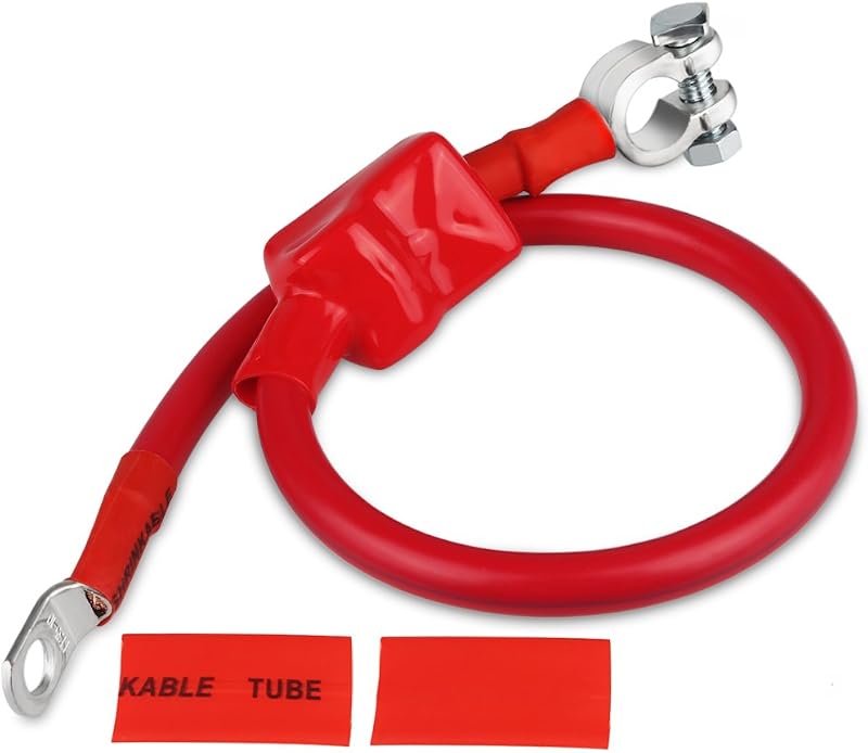 Cabo Positivo de Bateria WATERWICH 2 AWG 35 mm² com Terminal de 19 mm – 50 cm
