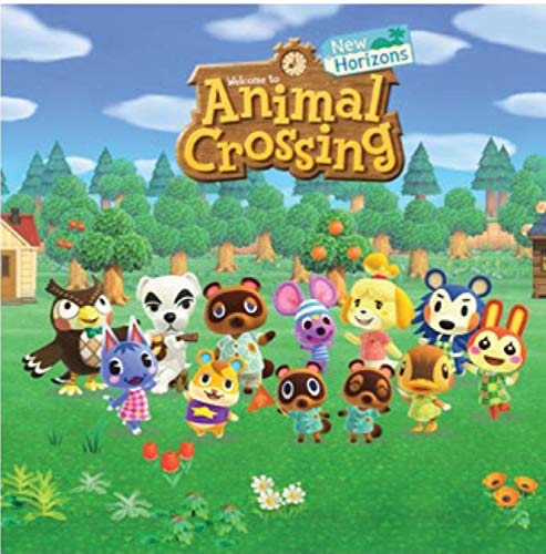 Prolific Art Galleries Animal Crossing New Horizons 6x6 inch Canvas Print Poster Wall Art Decor - Group Character Lineup