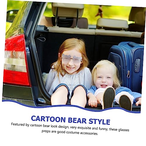 3Pcs Creative Sunglasses Set Cute with Gradient Colors for Beach Parties Outdoor Activities and Holiday Favors Lightweight and Safe3