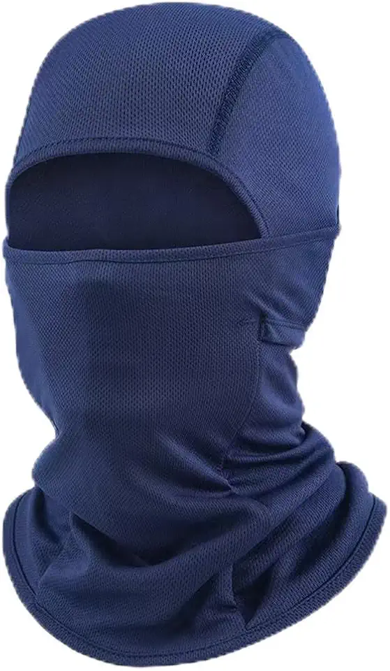Máscara de esqui Balaclava para homens e mulheres – Capa facial de inverno à prova de vento e proteção UV de verão para ciclismo, motocicleta, esportes na neve