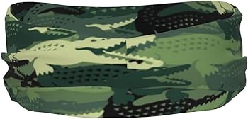 Amazon.co.jp: ヘアバンド 迷彩柄 カモフラージュ 鰐 汗止め バンド