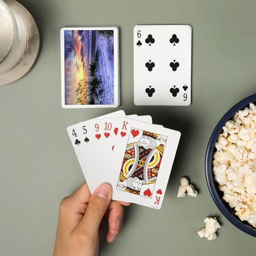Baraja de 52 cartas tamaño póker Mississippi Sunrise miniatura 2