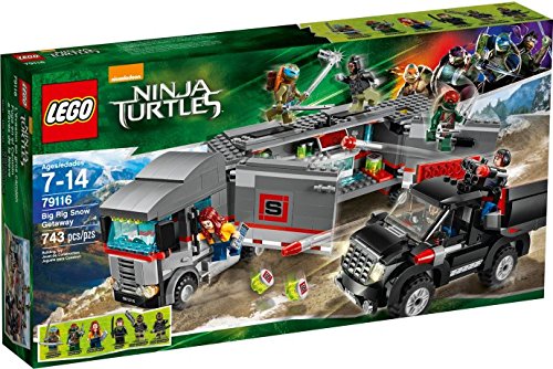 Amazon.com: LEGO Ninja Turtles 79116 Big Rig Snow Getaway Building