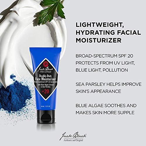 Jack Black Double Duty Face Moisturizer with SPF 20, Facial Moisturizer Face Cream for Men, Mens Facial Lotion with SPF, Gifts for Men - Image 3