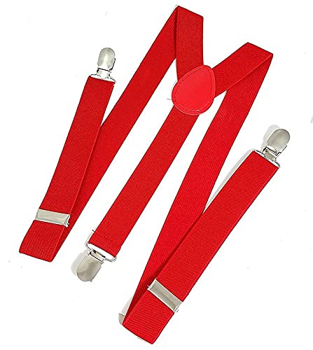 vocado New Vastra Lok Men's Red Color Solid Suspender Belt (Free Size/Adjustable)-picture-47