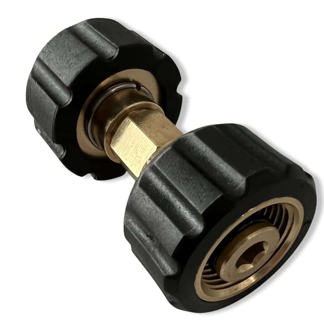 M&M Smartek Connettore per tubo M22 – M22 IG (filettatura interna) per/compatibile con idropulitrice Kärcher K HD HDS & Kranzle