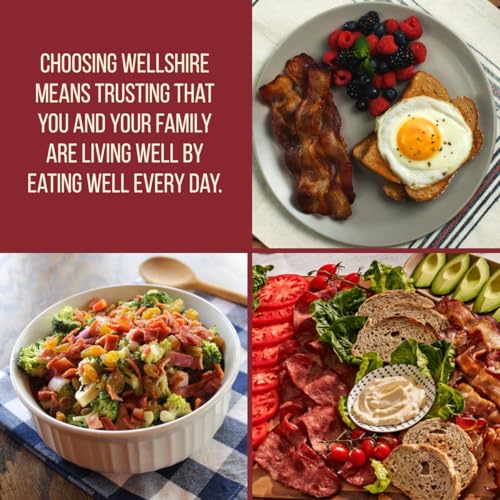 Image of Wellshire Farms 8oz Uncured Smoked Beef Bacon - Made from Pasture-Raised Beef with No Antibiotics or Added Hormones, Bold Flavor and Ready to Serve