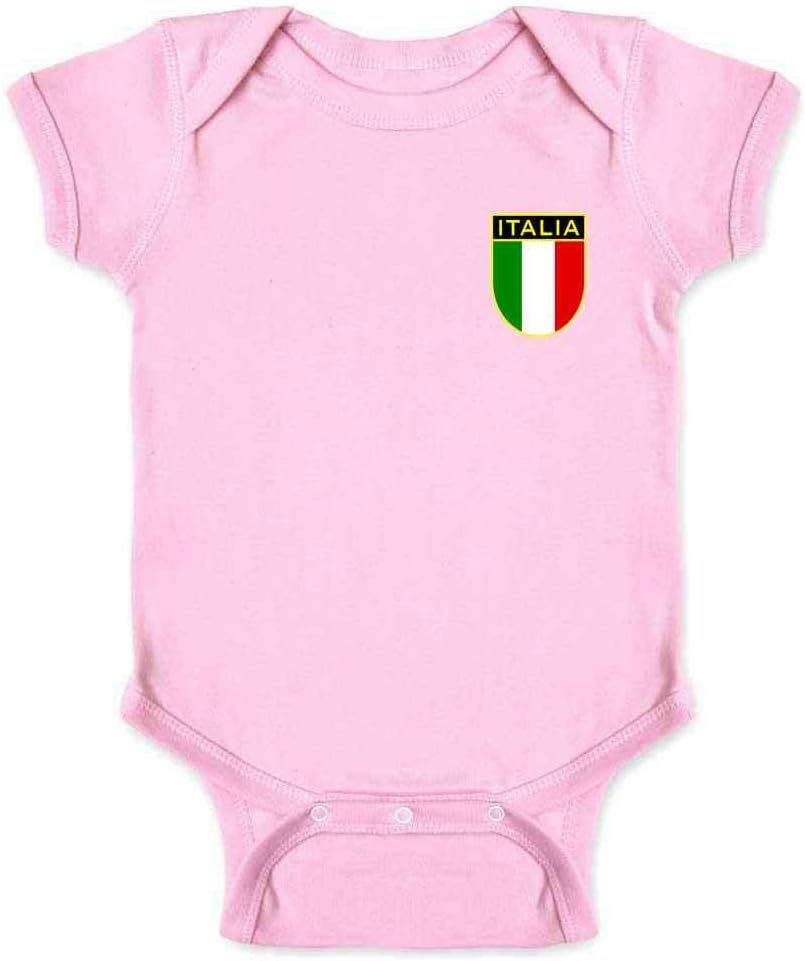 Italy Soccer Retro National Team Infant Baby Boy Girl Bodysuit