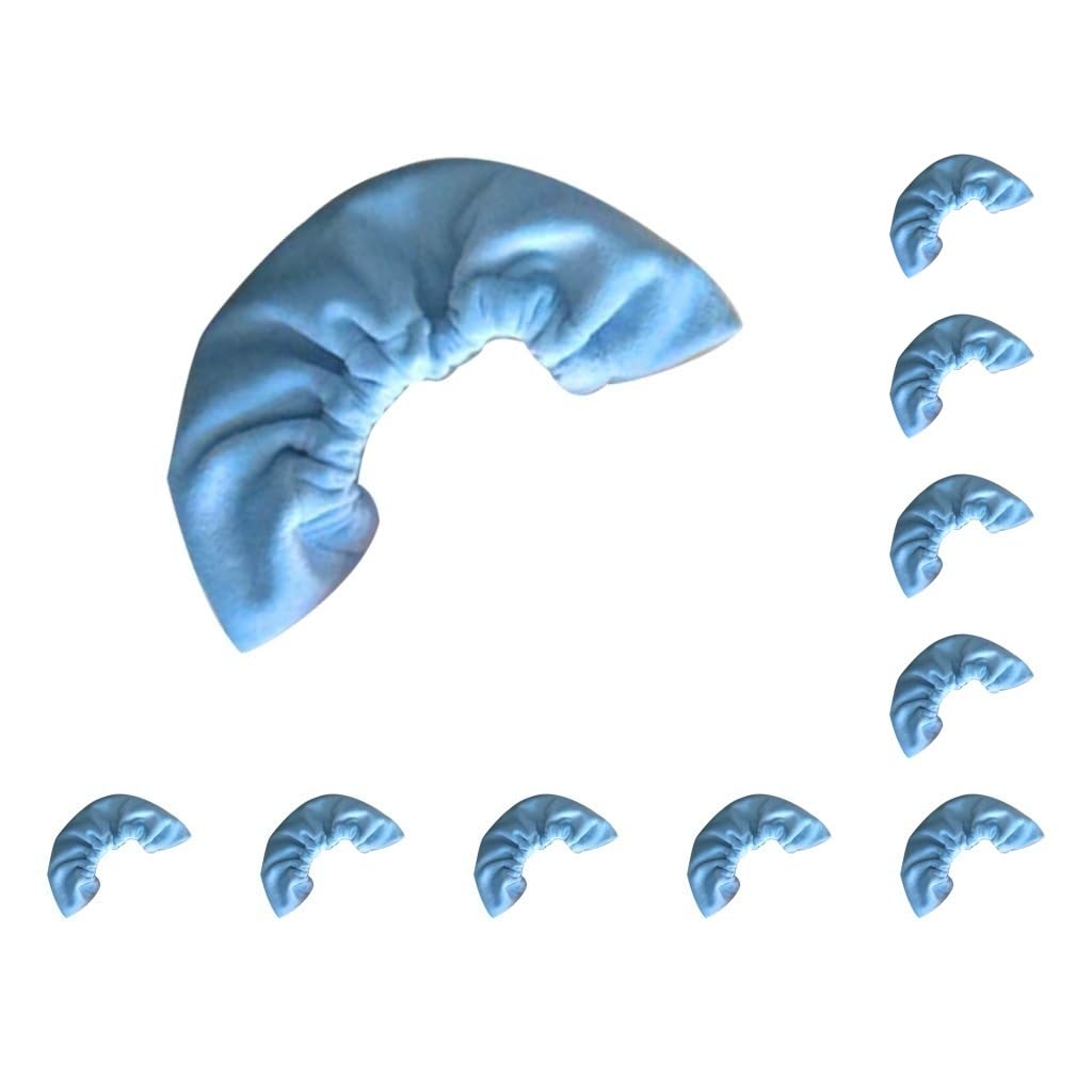 Confezione da 2 coperture elastiche per pattini da ghiaccio, unisex, riutilizzabili, portatili, per interni ed esterni, protezione per pattinaggio artistico, da donna, blu