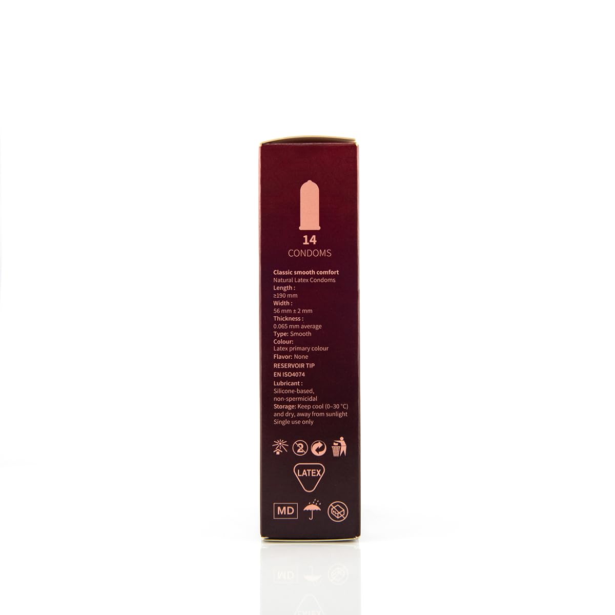 ULEX Classix XL - 56 Prezerwatyw Klasycznych Nawilżanych - Lateks naturalny - 56 mm