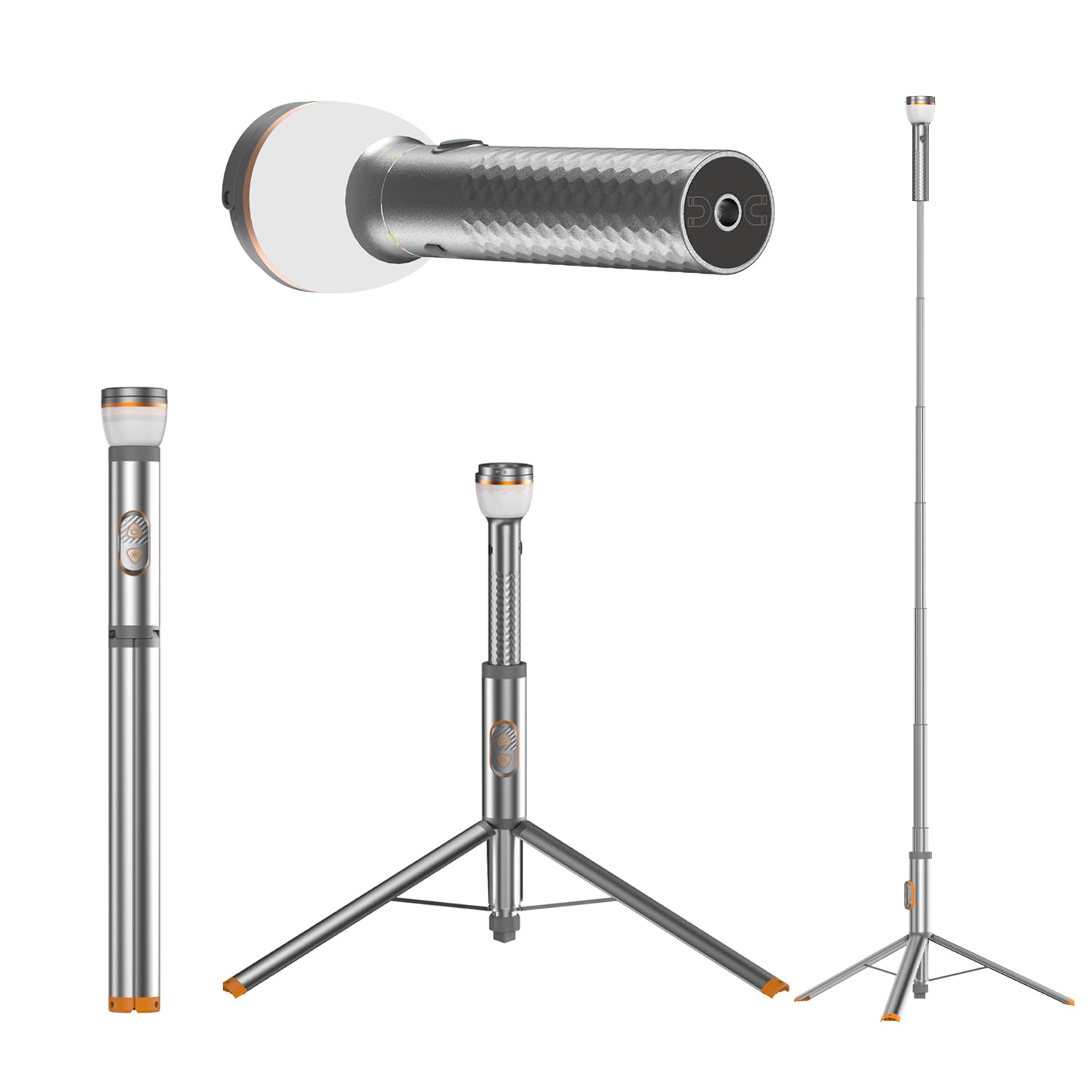 Lámpara de camping con 13400 mAh, luz de camping recargable, altura y ángulo ajustables, 6000 lm, IPX5 impermeable, linterna de camping para camping