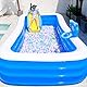 Aufblasbare Folie für, Sommerpoolspielzeug mit Splash, 158x79x62 Cm PVC -Folie, Innenräume, Outdoor (Blau)