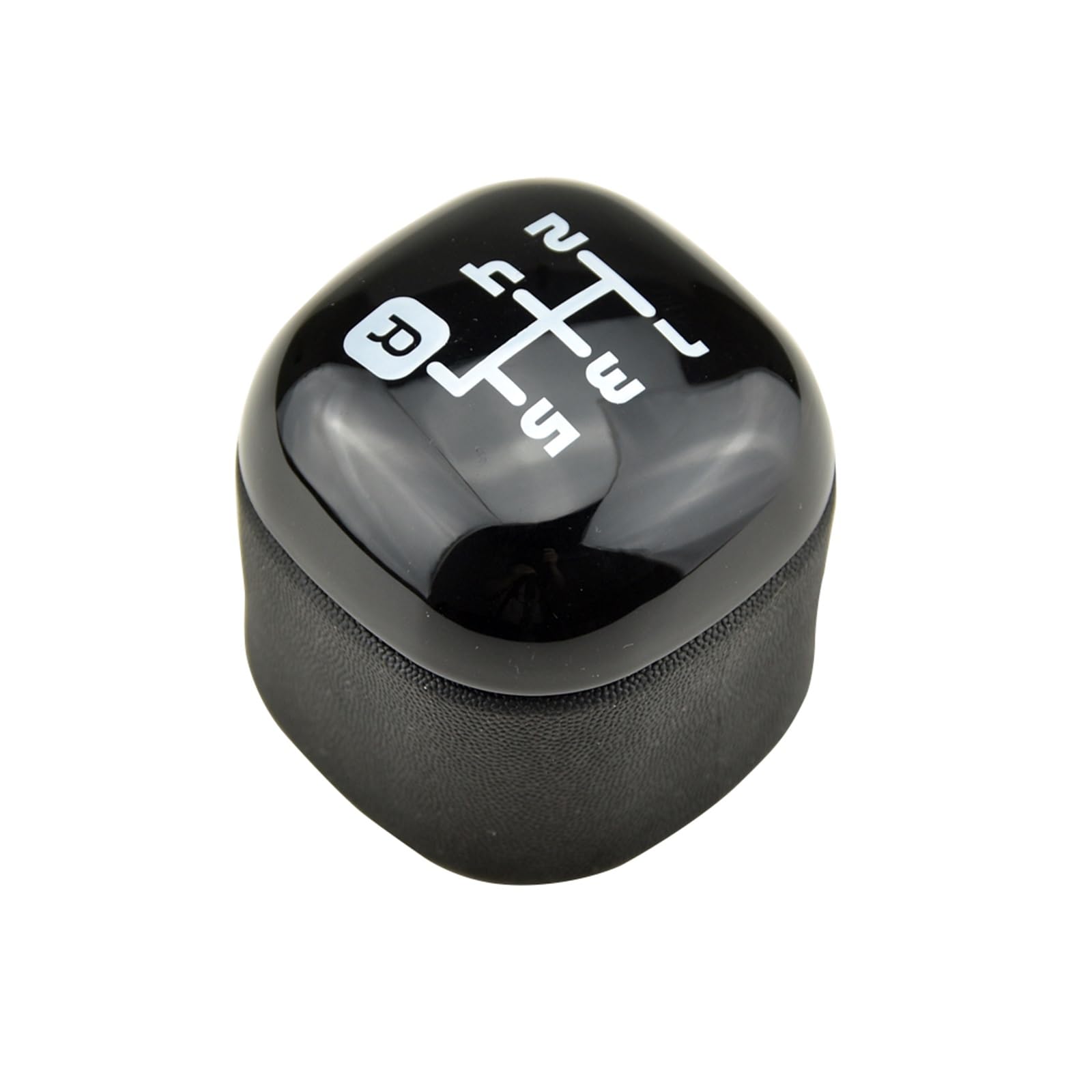 KUNYOS for Fiat Panda 2012 Sporty Shift Lever Knob PU Leather