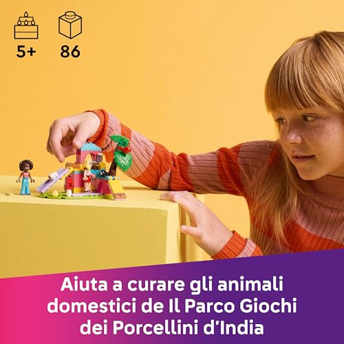 Friends Il Parco Giochi dei Porcellini d’India - Include 2 Mini Bamboline, 2 Animali Giocattolo e Tanti Accessori per la Cura degli Animali - Regalo Creativo per Bambine da 5 Anni in su - 42640 - Lego - Immagine 3