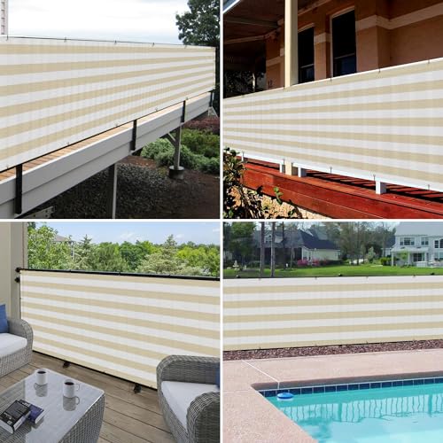 Snapklik.com : Windscreen4less 3x12 Deck Balcony Privacy Screen For ...
