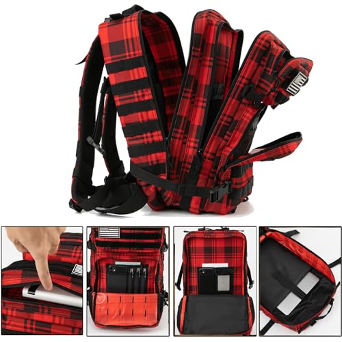 Image of QT&QY 45L Military Tactical Backpacks Molle Army Assault Pack 3 Day Bug Out Bag Hiking Treeking Rucksack