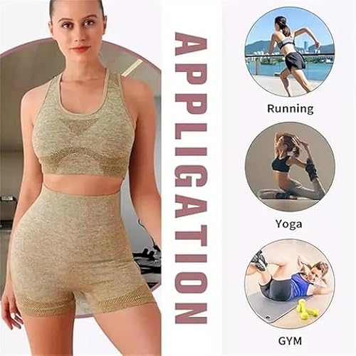 2 pecas Conjunto Academia Fitness Feminino Short + Top Bra Levanta Bumbum NAS CORES,CINZA, VERMELHO,