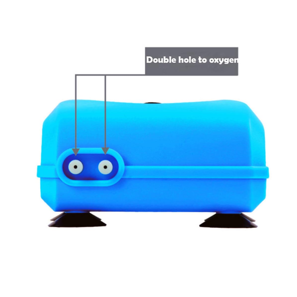 Bomba de Aire para Acuario Solar Doble Orificio y USB Recargable