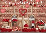 Alltten Valentines Backdrop Valentine Photo Backdrops Love Background Fondo De San Valentín para Fotografía 7x5ft F128