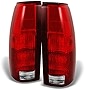 AKKON - For C/K C10 Series Blazer Sierra Suburban Pickup Truck Red Clear Rear Tail Light Brake Lamps Replacement