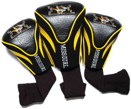 Missouri Tigers NCAA 3 Pack Contour FIT Headcover by Team Golf