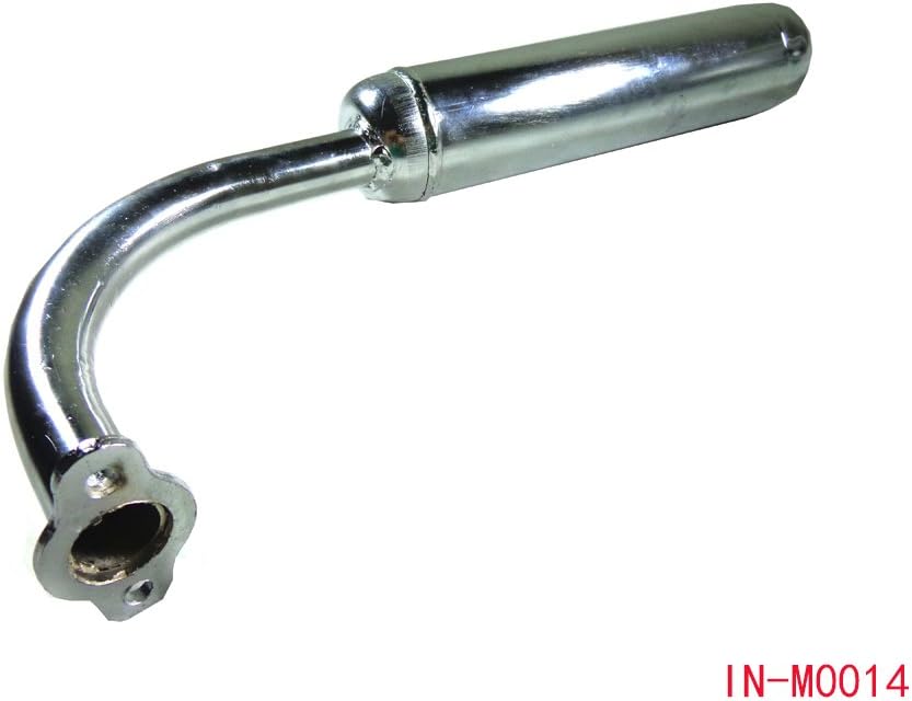 Chrome Exhaust Muffler Pipe for 2 Stroke 49cc 60cc 66cc